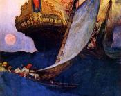 霍华德 派尔 : Attack on a Galleon